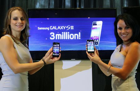 Samsung säljer tre miljoner Galaxy S II på 55 dagar