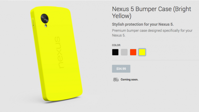 Googles officiella fodral för Nexus 5