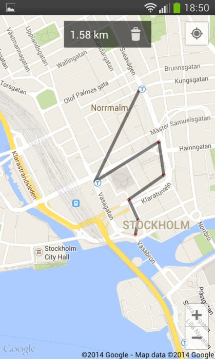 Maps Measure gör det enkelt att mäta avstånd i Google Maps - Swedroid