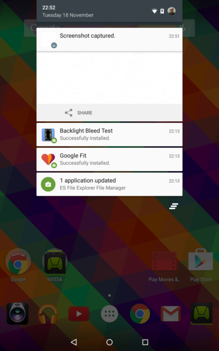 Android 5.0 Lollipop släppt till Nvidia Shield Tablet