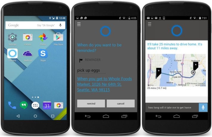 Microsofts röstassistent Cortana släpps för Android i slutet av juni