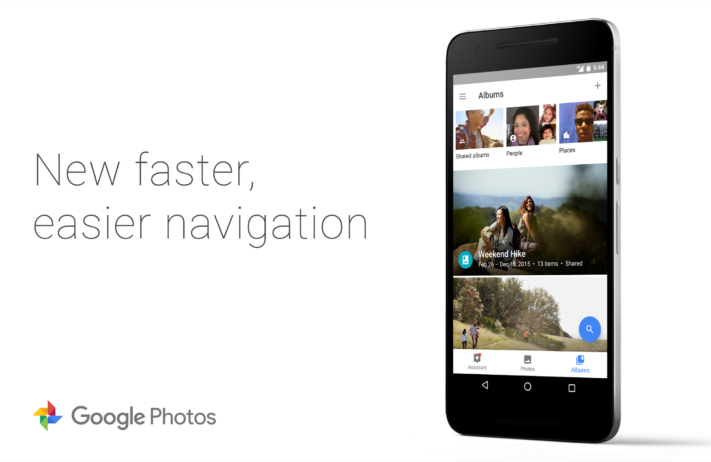 Google Photos får ny meny, blir snabbare