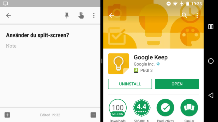 Använder du split-screen på din Nougat-telefon?