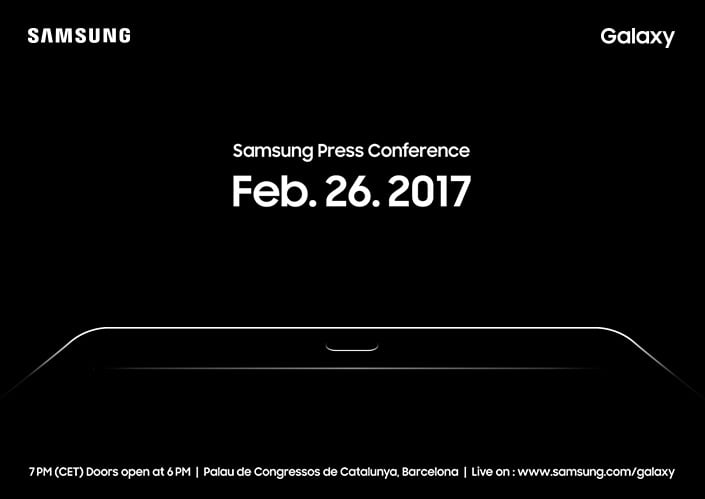 Samsung presenterar nyheter 26 februari, sannolikt en platta
