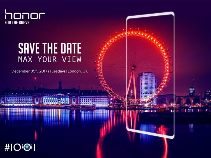 Huawei Honor presenterar slimmad smartphone 5 december
