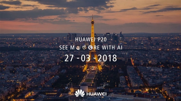 Huawei bekräftar att P20 heter P20, presenteras 27 mars