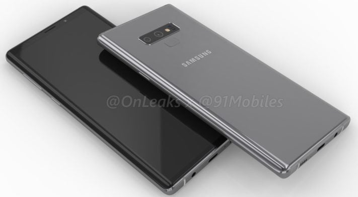 Så här ser Samsung Galaxy Note 9 ut enligt rykte