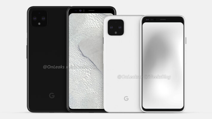 Rykte: Google Pixel 4 har samma design som sitt större syskon