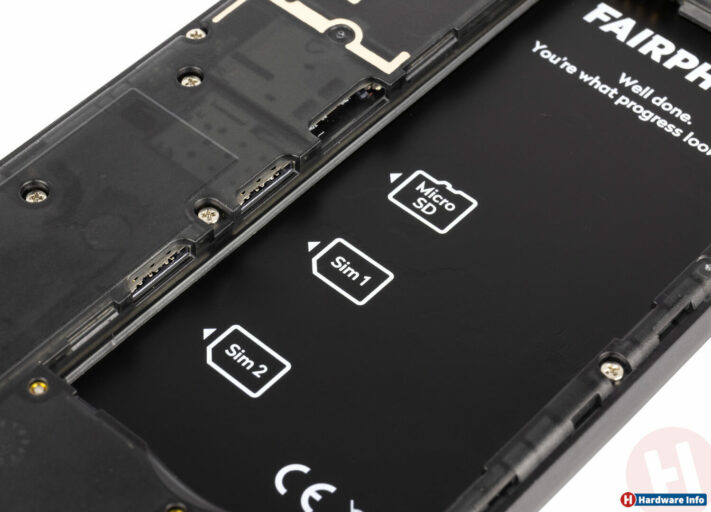Fotografier som påstås visa Fairphone 3