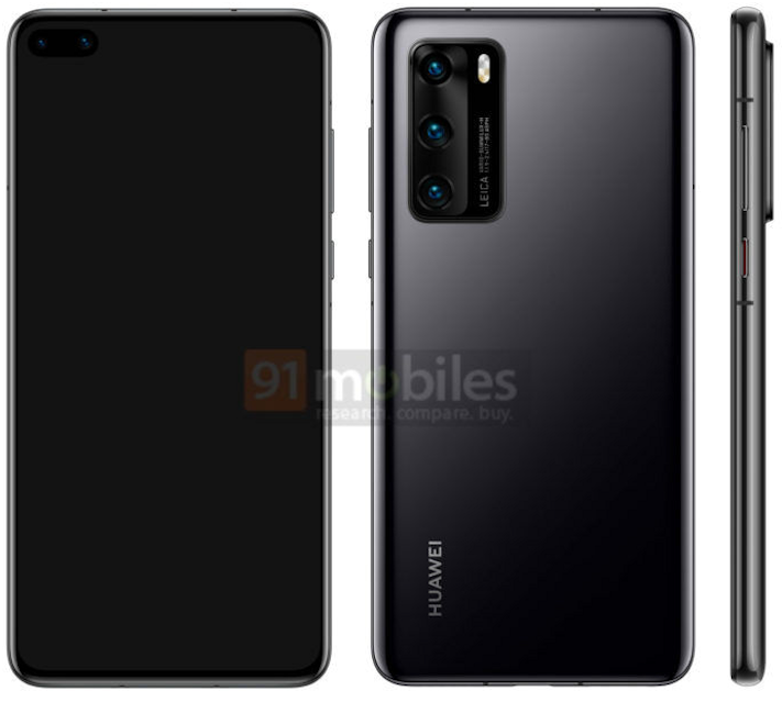 Rykte: Designen för Huawei P40
