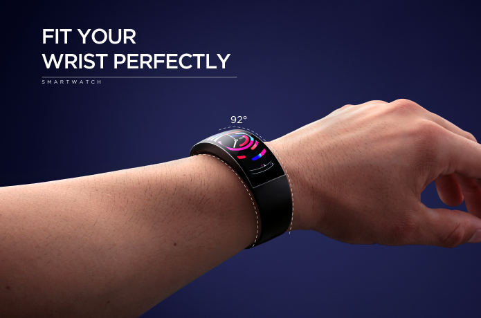 Smartklockan Amazfit X har böjd skärm, debuterar på IndieGogo