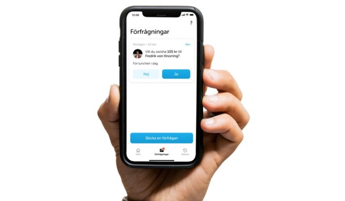 Nu går det att be om betalningar i Swish