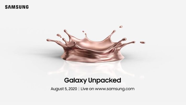 Samsung Galaxy Note 20 presenteras 5 augusti