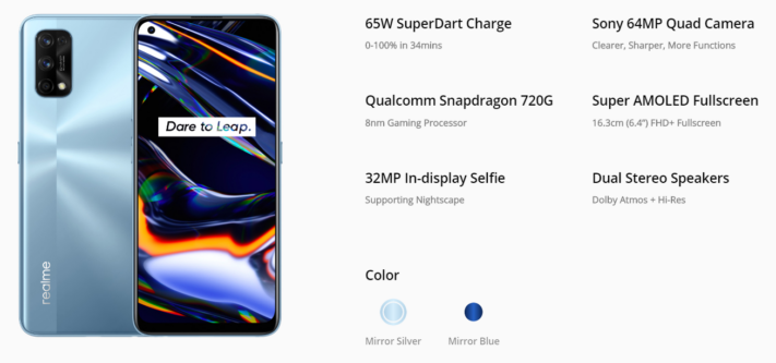 Realme 7 och 7 Pro lanseras i Europa
