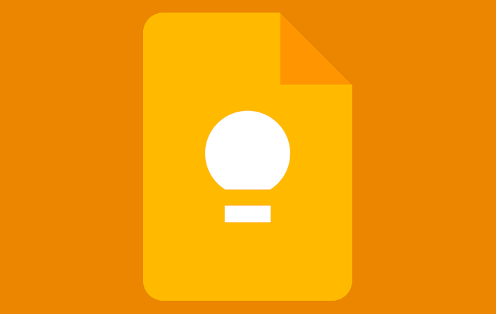 Google Keep får ny ikon på webben