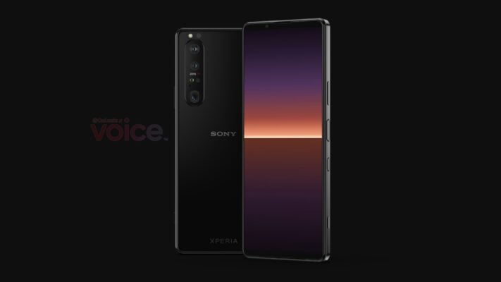 Rendering av Sony Xperia 1 III visas upp i video