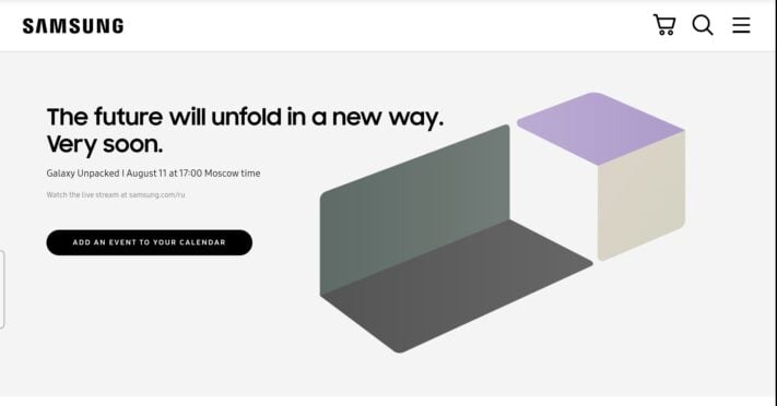 Samsung Galaxy Unpacked går av stapeln 11 augusti