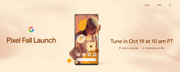 Google Pixel 6 lanseras 19 oktober